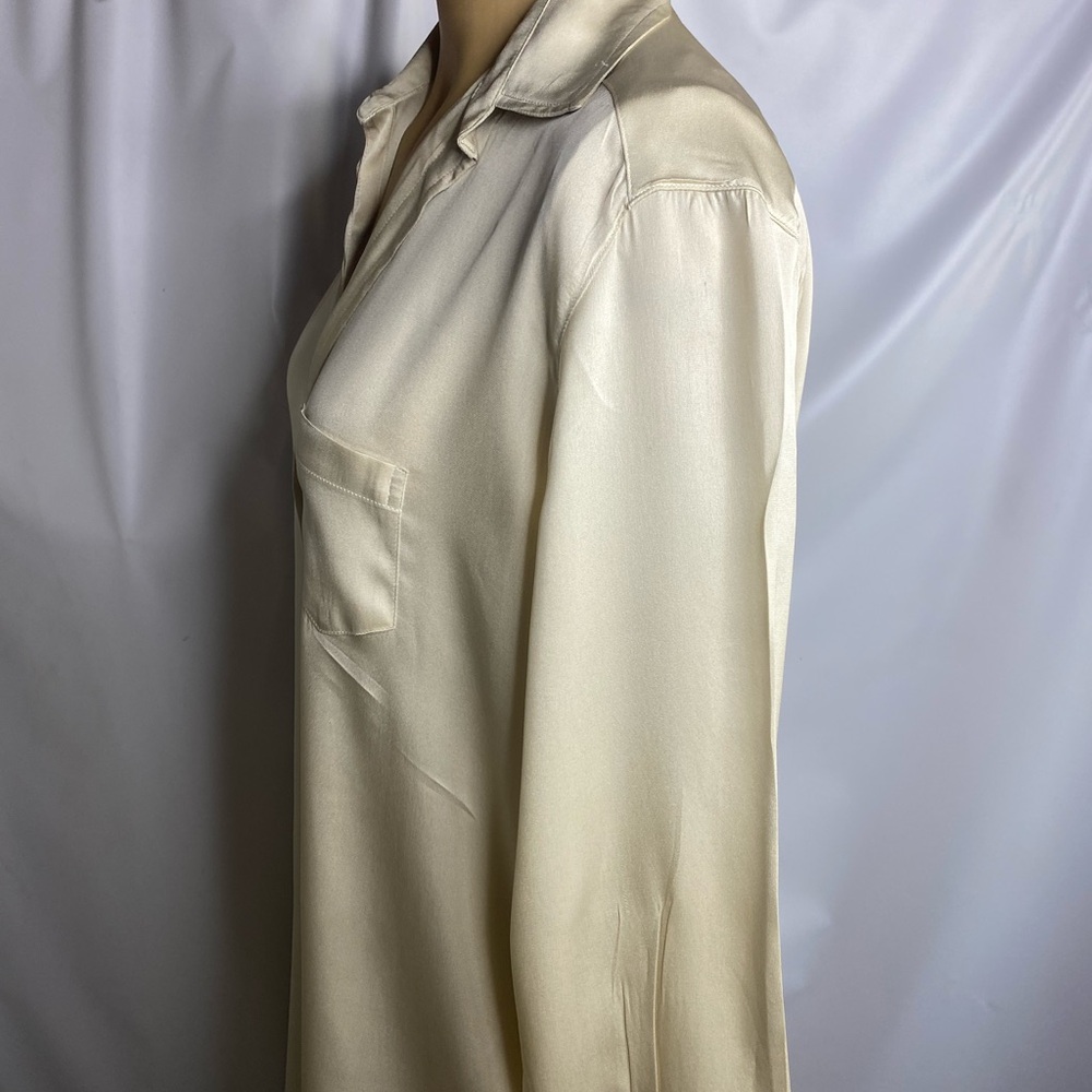 Frank Eileen size XS NWOT silk’s styles mart shirt dress button down women’s - Picture 8 of 12